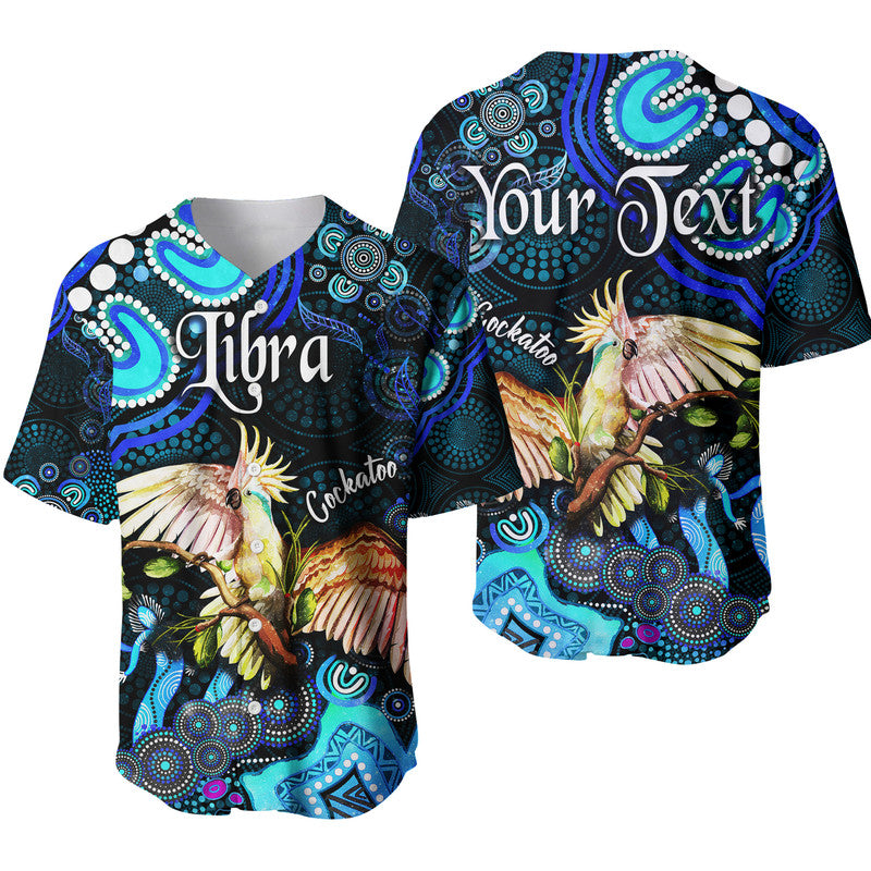 custom-personalised-australian-astrology-baseball-jersey-libra-cockatoo-glider-zodiac-aboriginal-vibes-blue