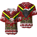 aboriginal-christmas-black-panther-with-santa-hat-baseball-jersey