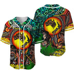 Australia Aboriginal Kangaroo Combine New Zealand Maori Kiwi Bird Baseball Jersey - LT2