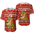 Australia Christmas Kagaroo Aboriginal Pattern