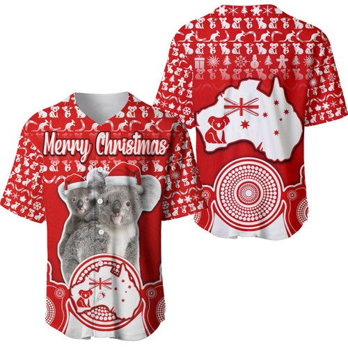 australian-koala-christmas-vibe-with-aboriginal-dot-painting-style-no1-baseball-jersey