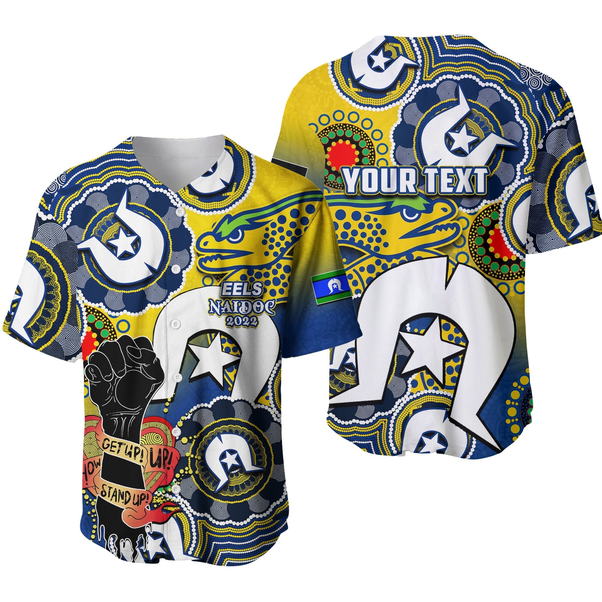 custom-personalised-eels-rugby-naidoc-week-2022-baseball-jersey-lets-fight-together-no1