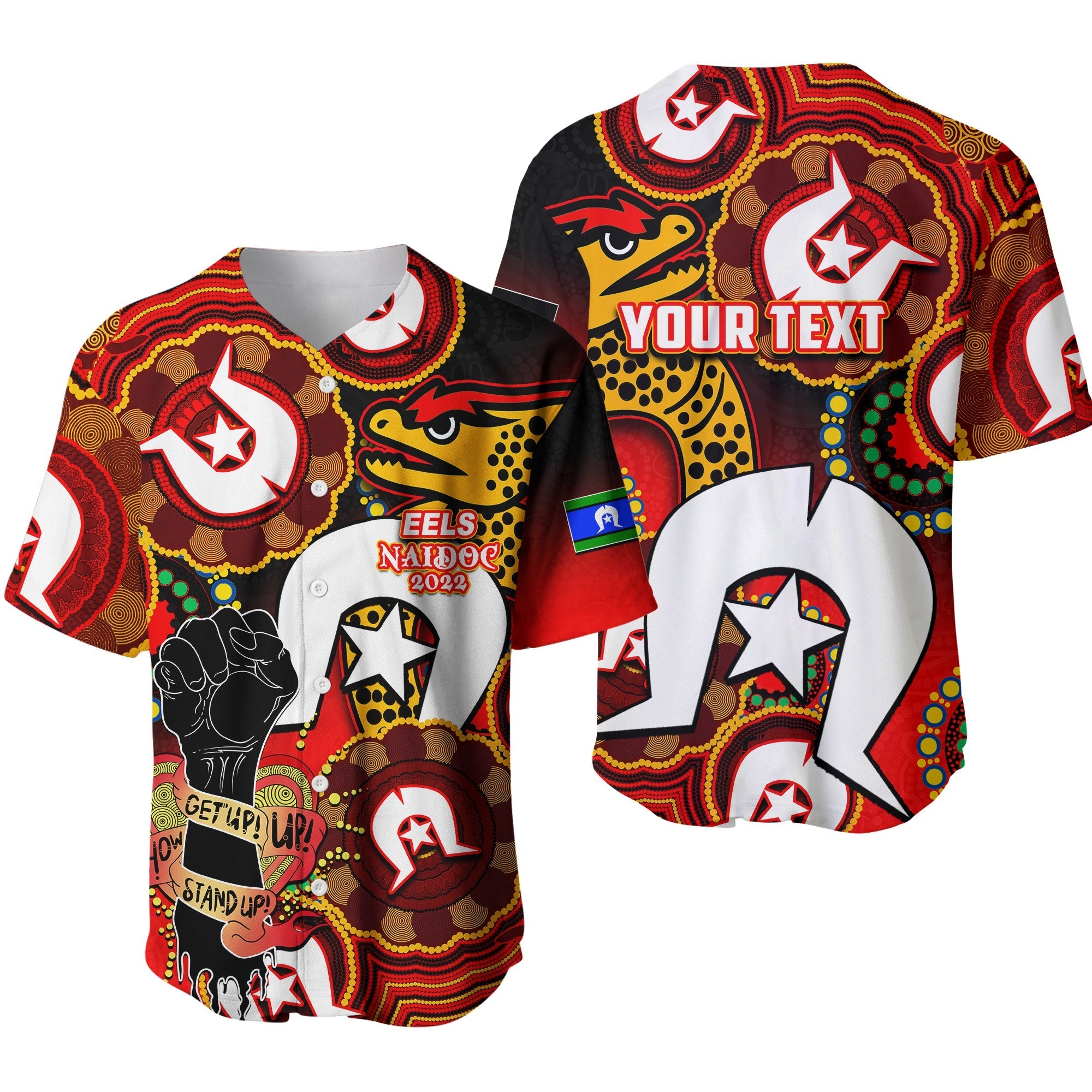 custom-personalised-eels-rugby-naidoc-week-2022-baseball-jersey-lets-fight-together-no2