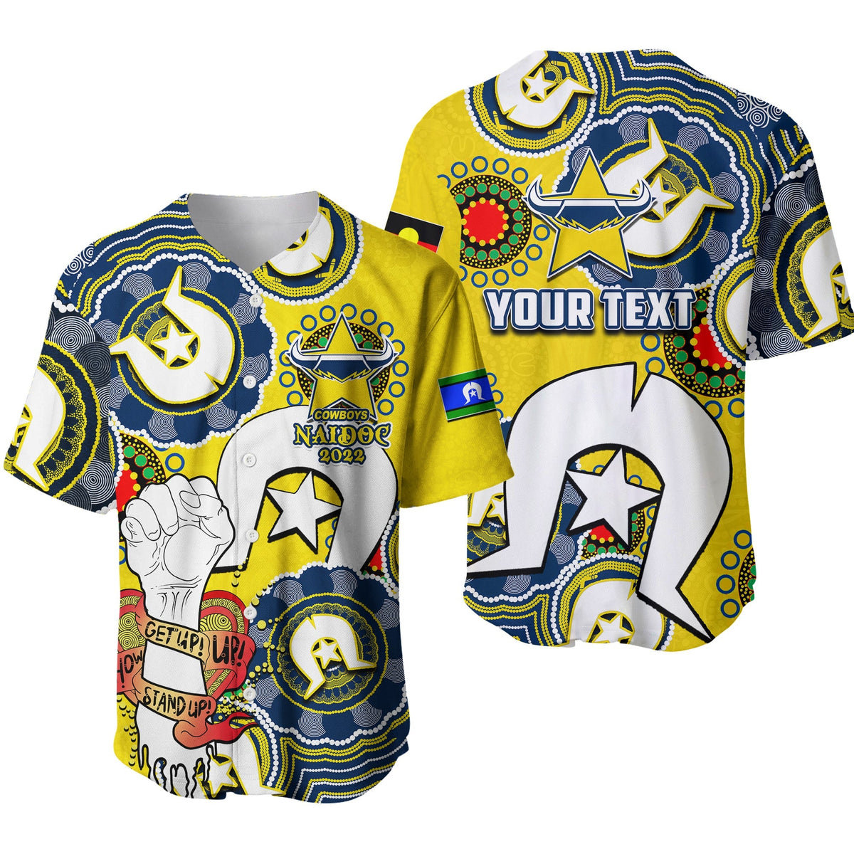 custom-personalised-cowboys-rugby-naidoc-week-2022-baseball-jersey-lets-fight-together