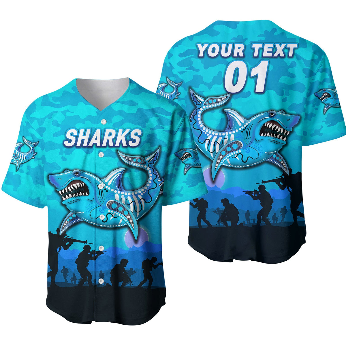 custom-personalised-cronulla-sutherland-sharks-anzac-2022-baseball-jersey-simple-style-blue
