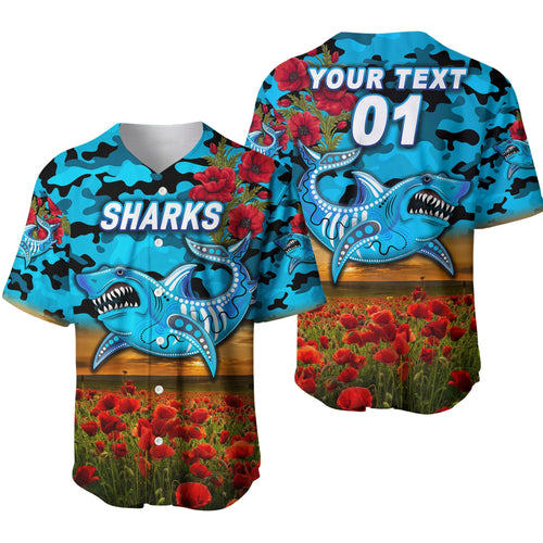 custom-personalised-cronulla-sutherland-sharks-anzac-2022-baseball-jersey-poppy-flowers-vibes