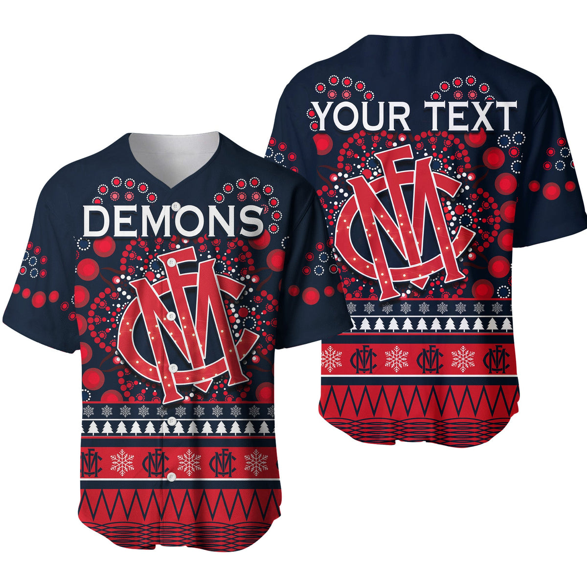 custom-personalised-demons-merry-christmas-baseball-jersey-melbourne-football-indigenous