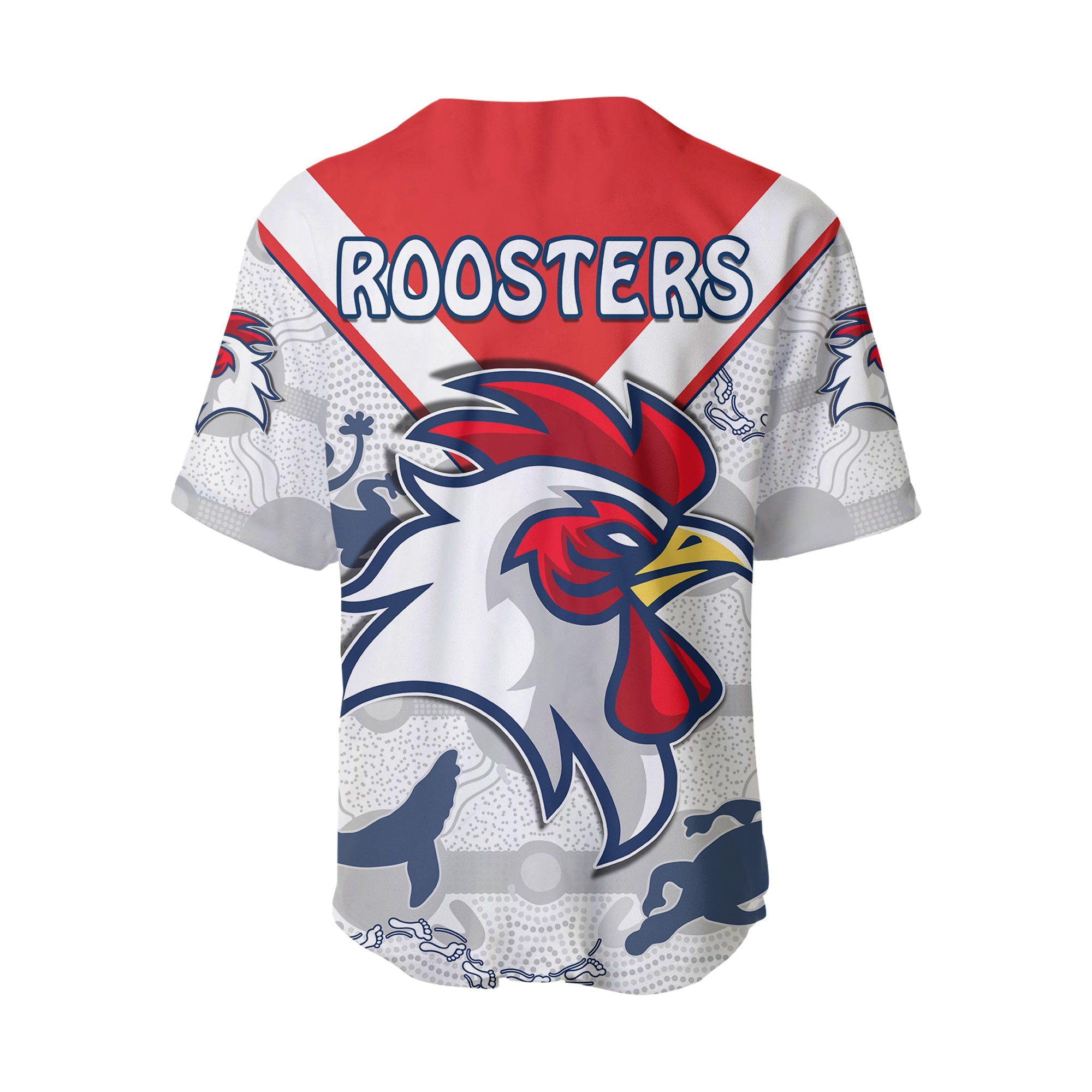 custom-personalised-roosters-baseball-jersey-sydney-indigenous-version-white