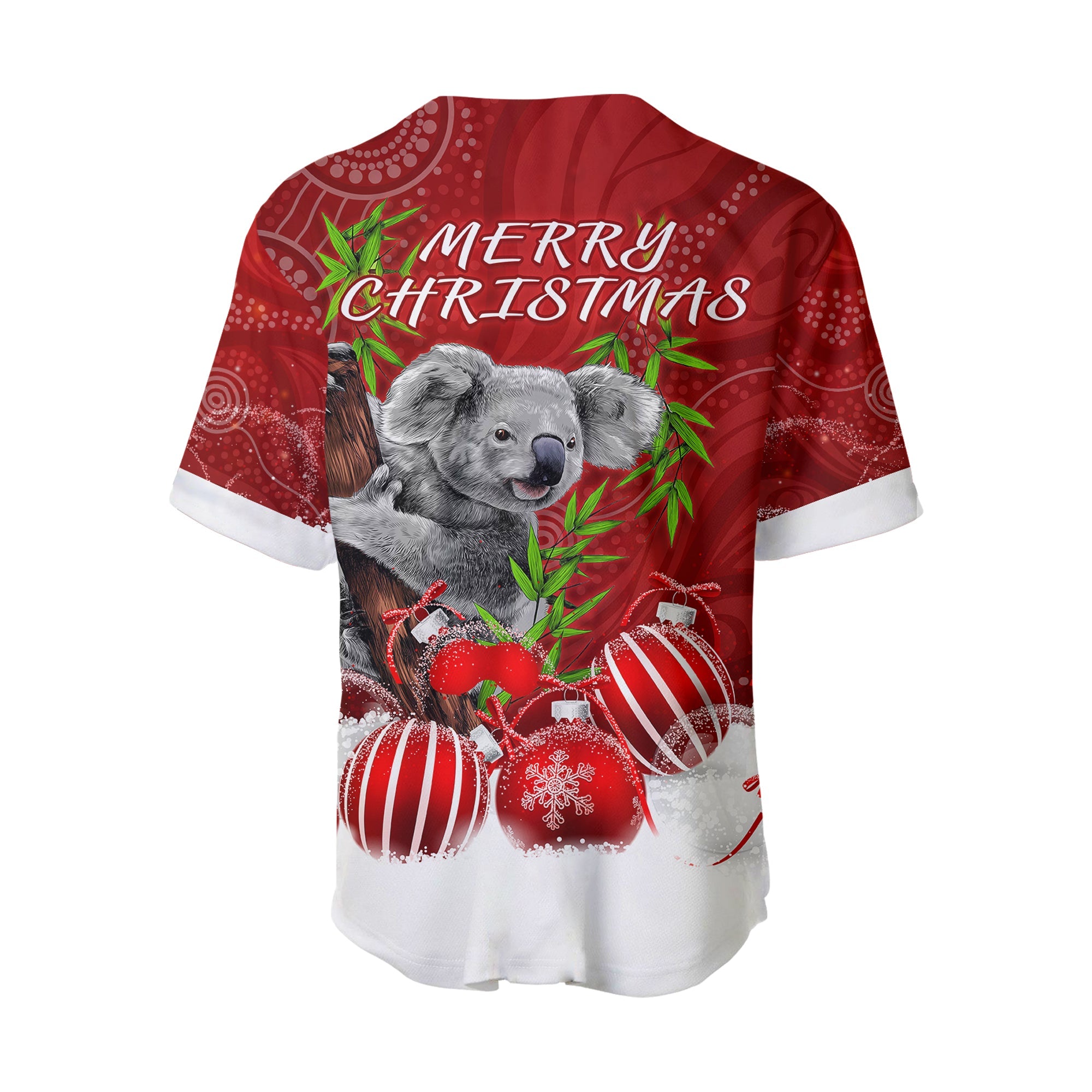 australia-koala-aboriginal-baseball-jersey-merry-christmas