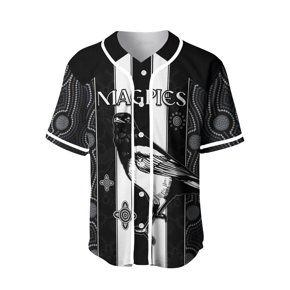 magpies-indigenous-baseball-jersey-we-are-the-champions