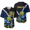 Eels Rugby Baseball Jersey Mix Polynesian