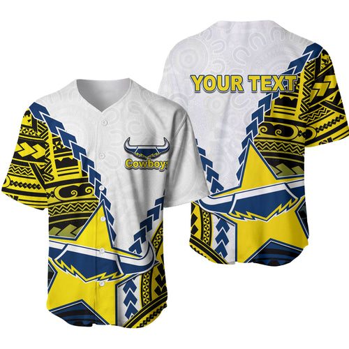 Cowboys Rugby Baseball Jersey Mix Polynesian