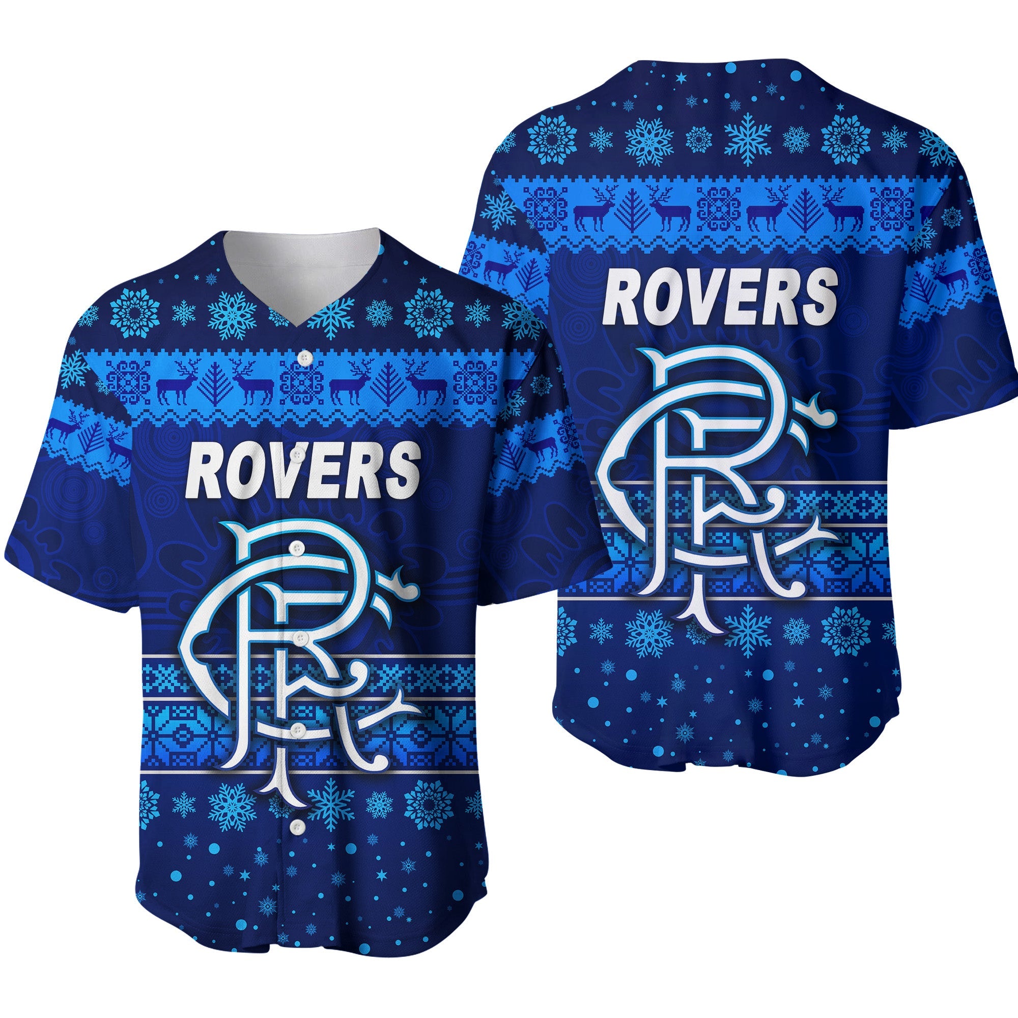 rovers-football-club-baseball-jersey-christmas-simple-style