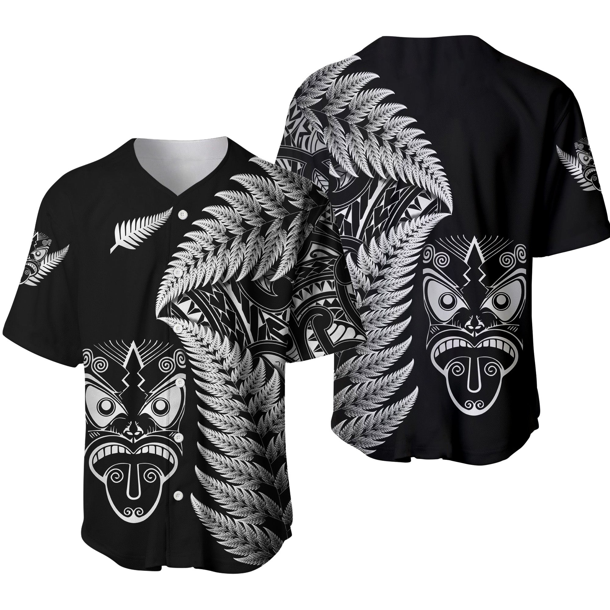 new-zealand-haka-rugby-maori-baseball-jersey-silver-fern-vibes-black