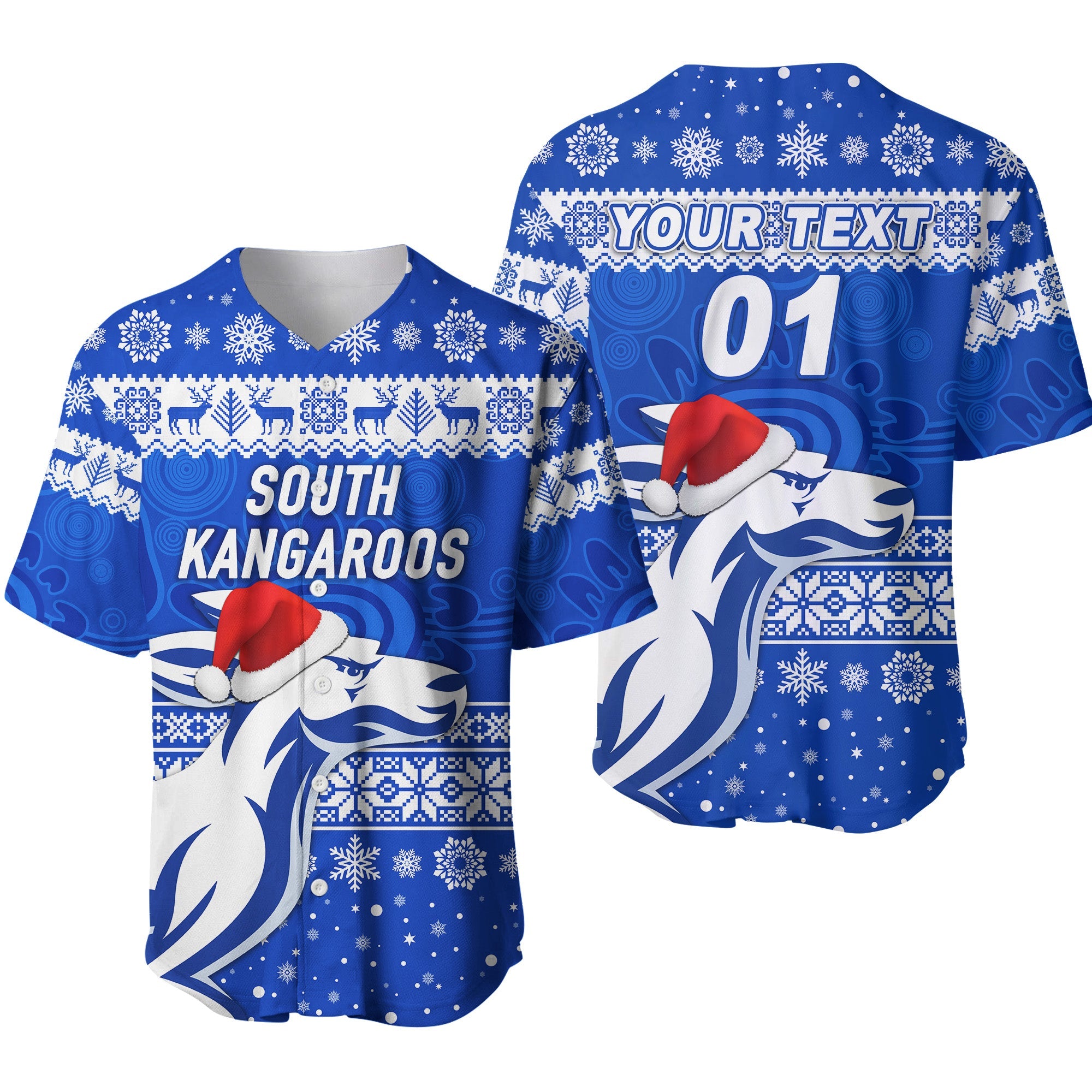 custom-personalised-south-alice-football-club-baseball-jersey-christmas-kangaroos-simple-style