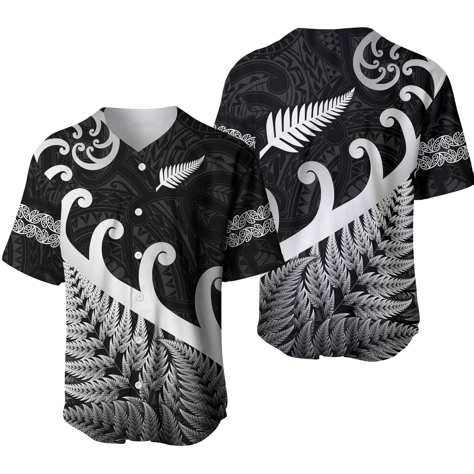 new-zealand-rugby-maori-baseball-jersey-silver-fern-koru-vibes-black
