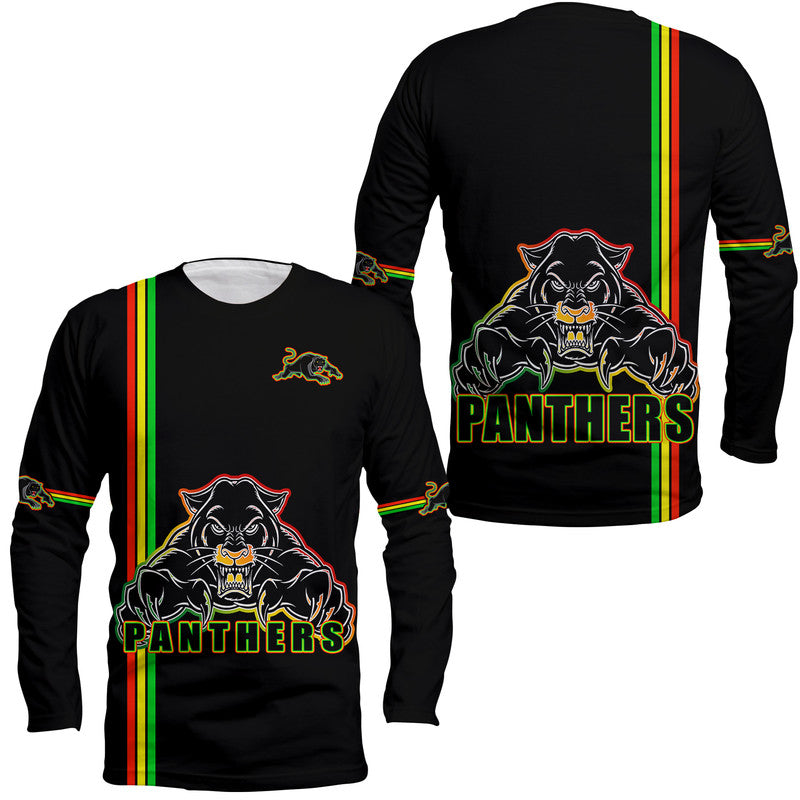 penrith-panthers-long-sleeve-shirt-angry-panther-simple-style