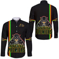 penrith-panthers-premiers-hawaii-long-sleeve-button-shirt-angry-panther-simple-style