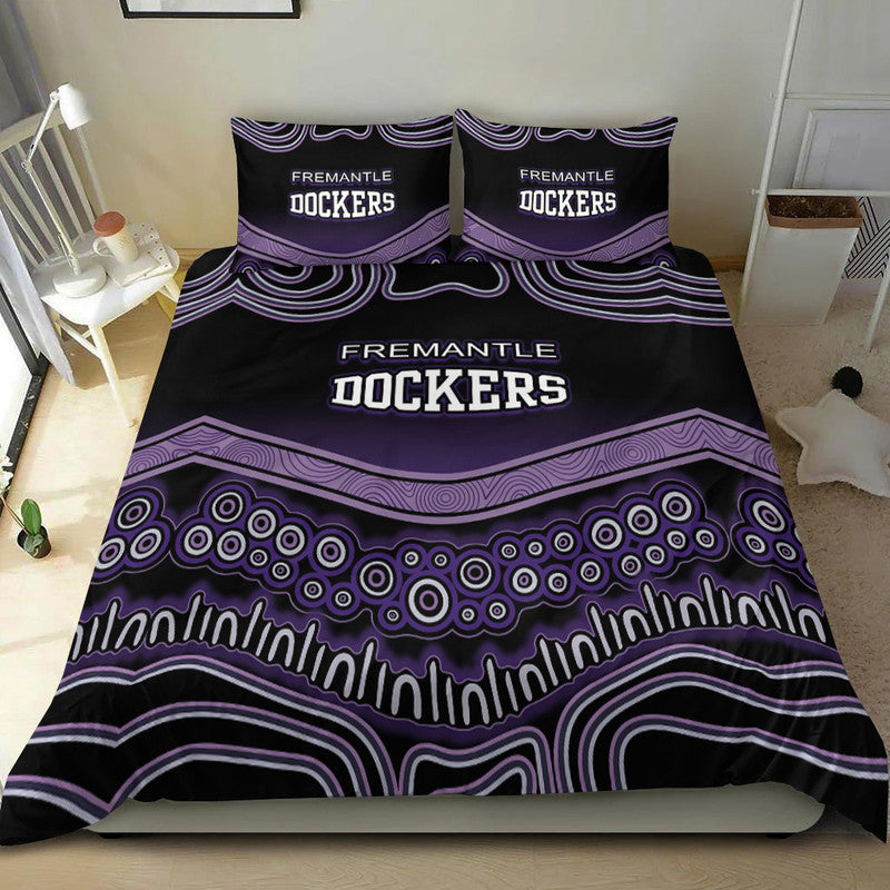 fremantle-dockers-bedding-set-freo-indigenous-style-no2