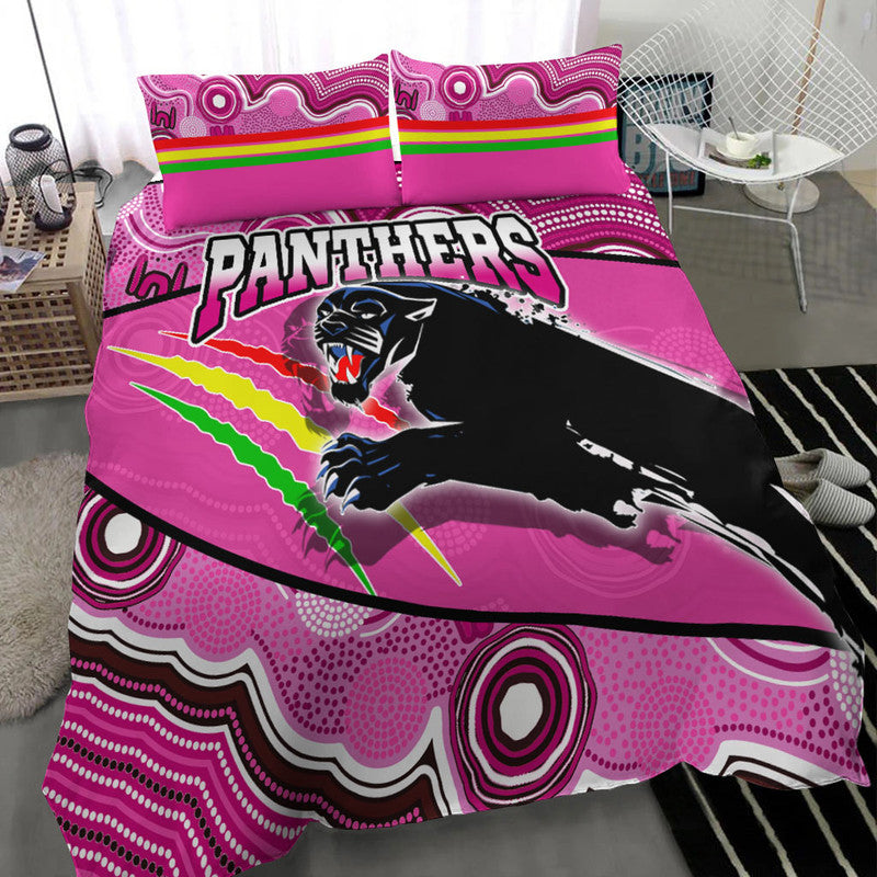 panthers-rugby-bedding-set-aboriginal-basic-style-pink