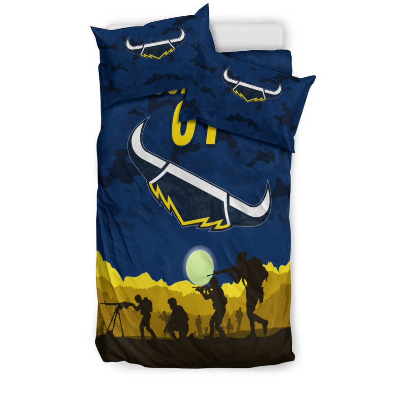 custom-personalised-north-queensland-cowboys-anzac-2022-bedding-set-simple-style-blue