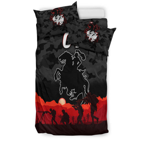 custom-personalised-st-george-illawarra-dragons-anzac-2022-bedding-set-simple-style-black