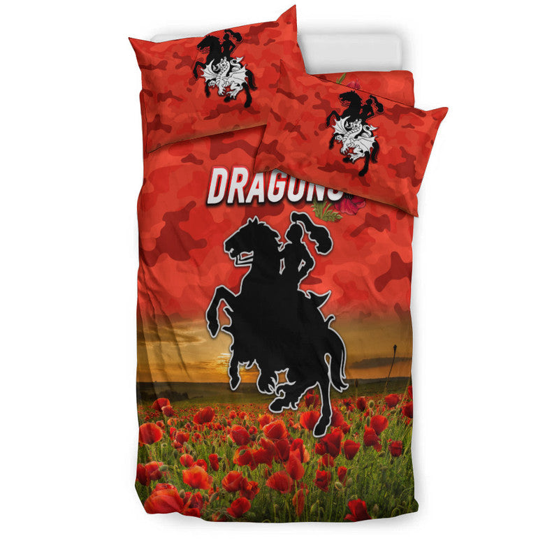 st-george-illawarra-dragons-anzac-2022-bedding-set-poppy-flowers-vibes-red