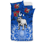 custom-personalised-canterbury-bankstown-bulldogs-anzac-2022-bedding-set-indigenous-vibes-blue