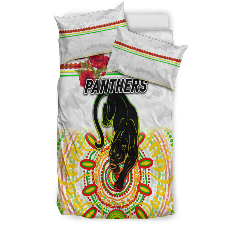 penrith-panthers-anzac-2022-bedding-set-indigenous-vibes-white