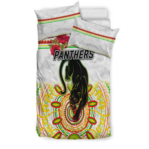 penrith-panthers-anzac-2022-bedding-set-indigenous-vibes-white