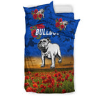 canterbury-bankstown-bulldogs-anzac-2022-bedding-set-poppy-flowers-vibes-blue