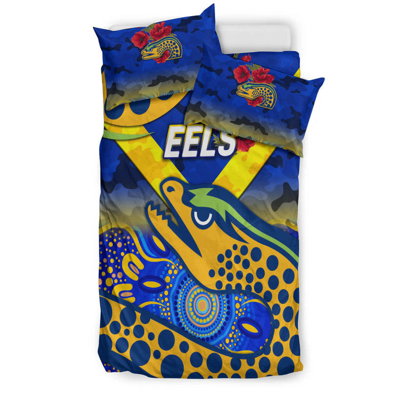 parramatta-eels-anzac-2022-bedding-set-indigenous-vibes-blue