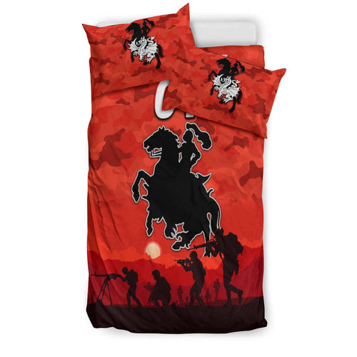 custom-personalised-st-george-illawarra-dragons-anzac-2022-bedding-set-simple-style-red