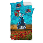 custom-personalised-gold-coast-titans-anzac-2022-bedding-set-poppy-flowers-vibes