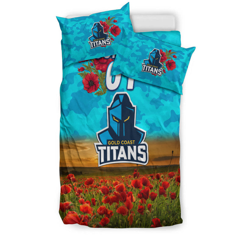 custom-personalised-gold-coast-titans-anzac-2022-bedding-set-poppy-flowers-vibes