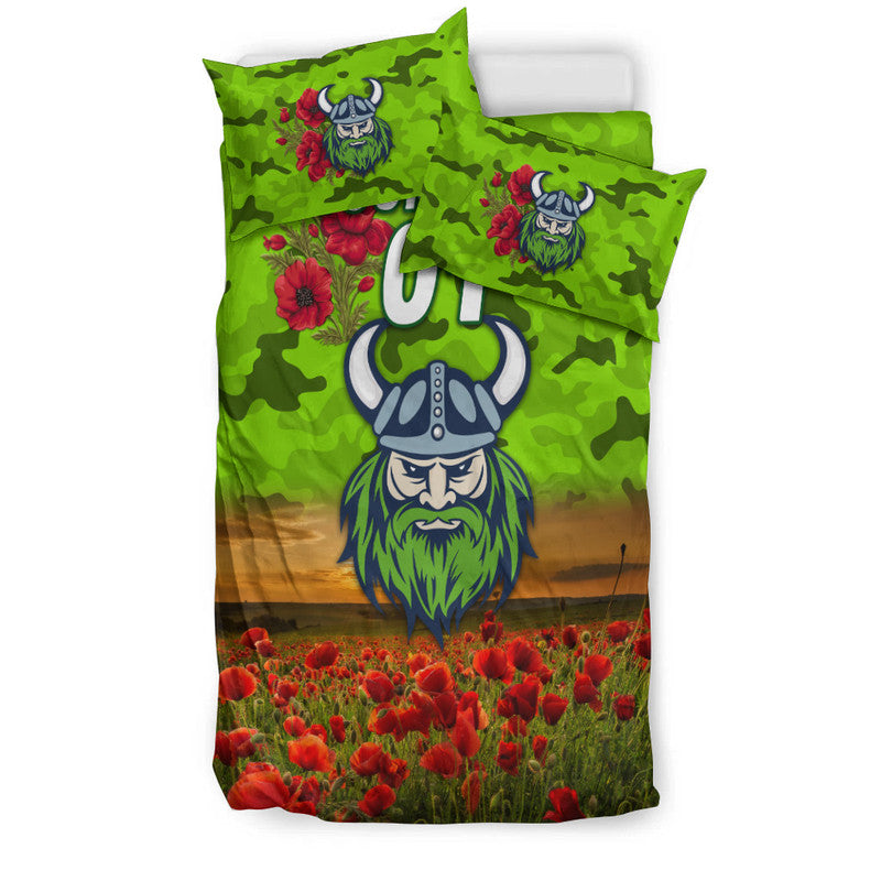 custom-personalised-canberra-raiders-anzac-2022-bedding-set-poppy-flowers-vibes