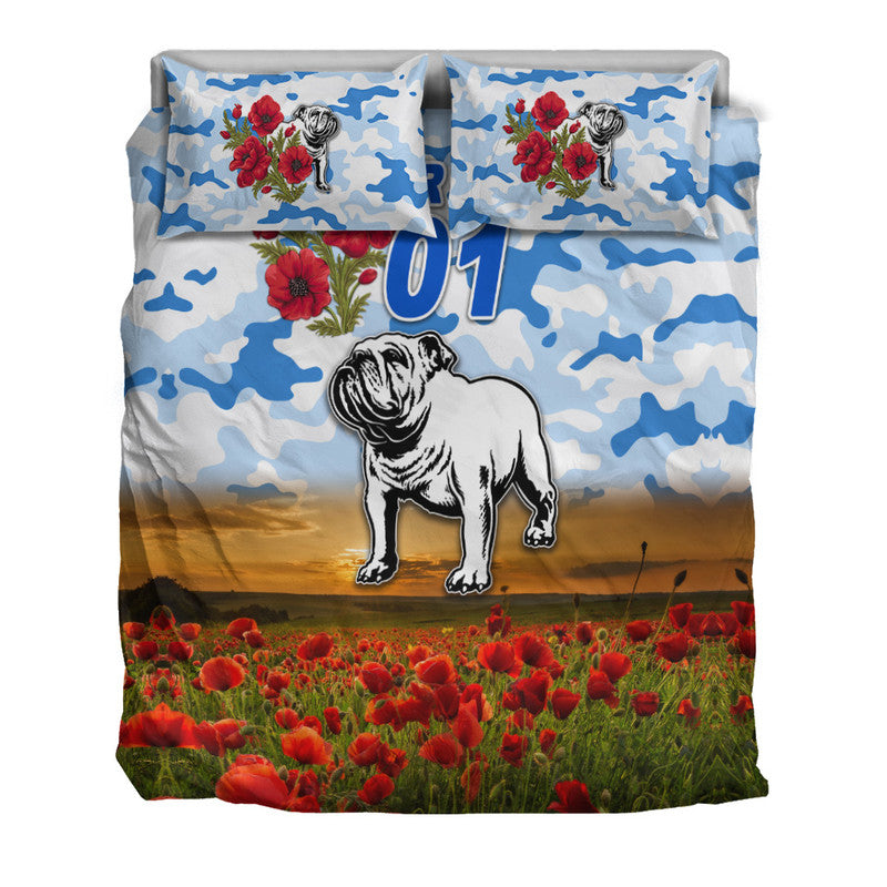 custom-personalised-canterbury-bankstown-bulldogs-anzac-2022-bedding-set-poppy-flowers-vibes-white