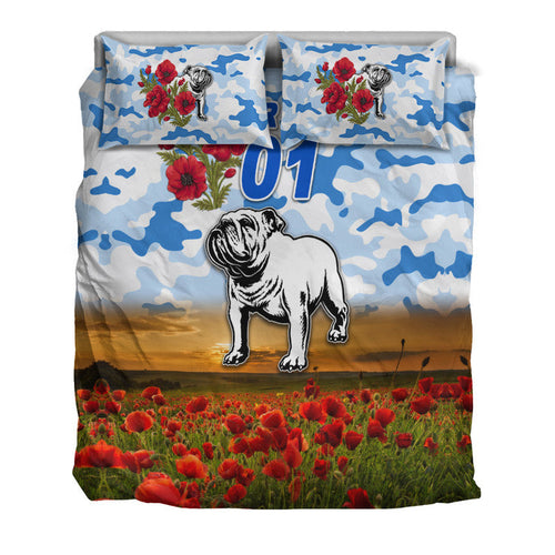 custom-personalised-canterbury-bankstown-bulldogs-anzac-2022-bedding-set-poppy-flowers-vibes-white