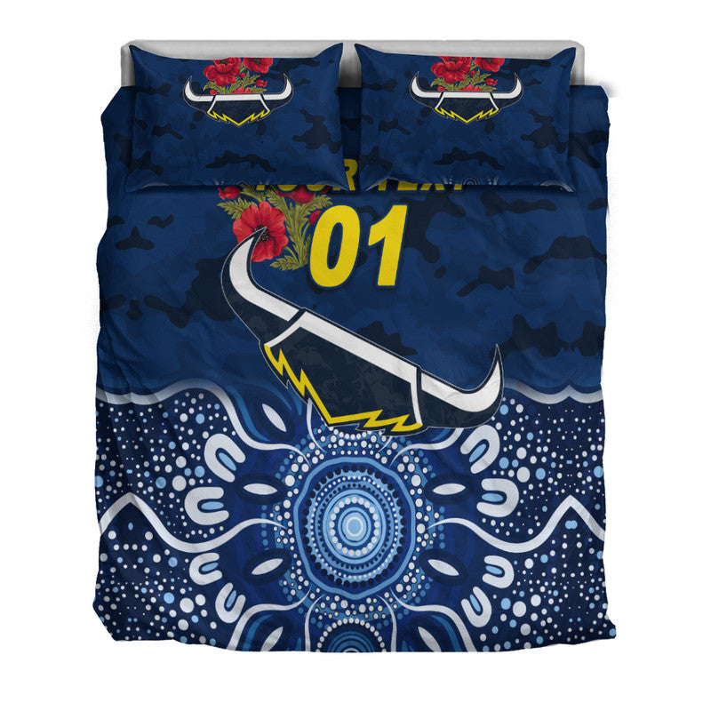 custom-personalised-north-queensland-cowboys-anzac-2022-bedding-set-indigenous-vibes-blue