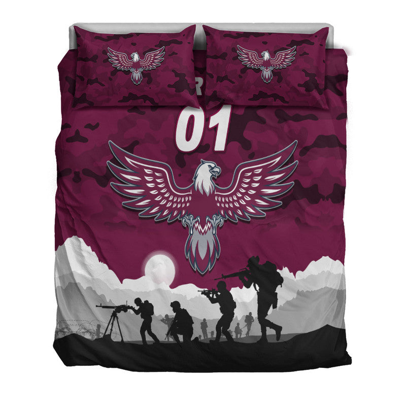 custom-personalised-manly-warringah-sea-eagles-anzac-2022-bedding-set-simple-style
