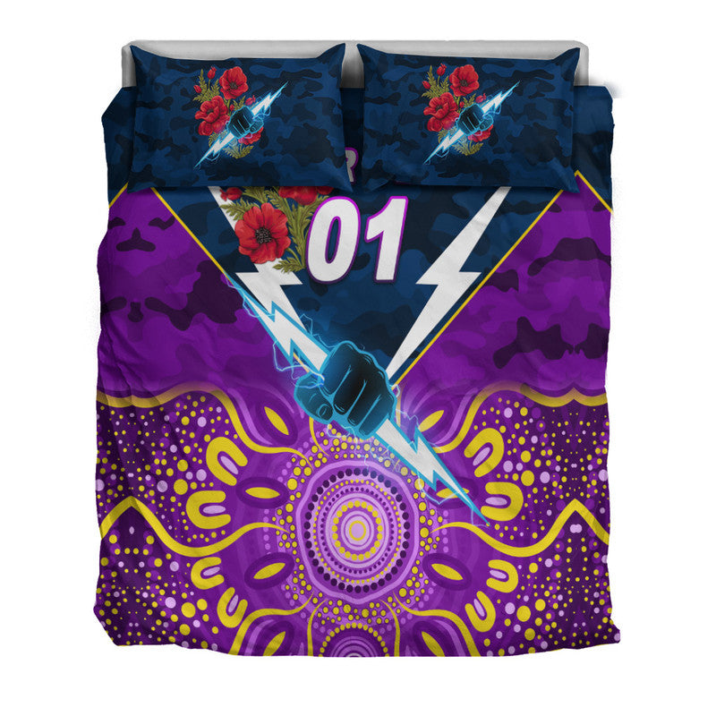 custom-personalised-melbourne-storm-anzac-2022-bedding-set-indigenous-vibes