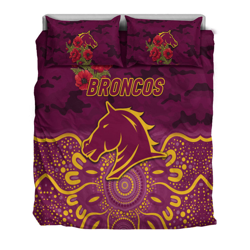 brisbane-broncos-anzac-2022-bedding-set-indigenous-vibes