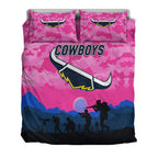 north-queensland-cowboys-anzac-2022-bedding-set-simple-style-pink