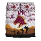 custom-personalised-brisbane-broncos-anzac-2022-bedding-set-simple-style-white