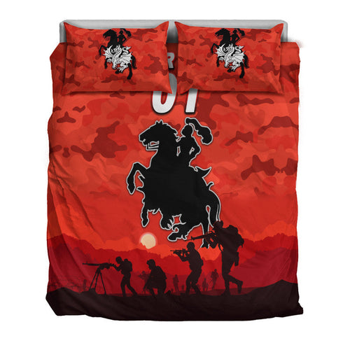 custom-personalised-st-george-illawarra-dragons-anzac-2022-bedding-set-simple-style-red