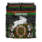 south-sydney-rabbitohs-anzac-2022-bedding-set-indigenous-vibes-black