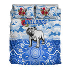 canterbury-bankstown-bulldogs-anzac-2022-bedding-set-indigenous-vibes-white