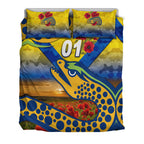 custom-personalised-parramatta-eels-anzac-2022-bedding-set-poppy-flowers-vibes-gold
