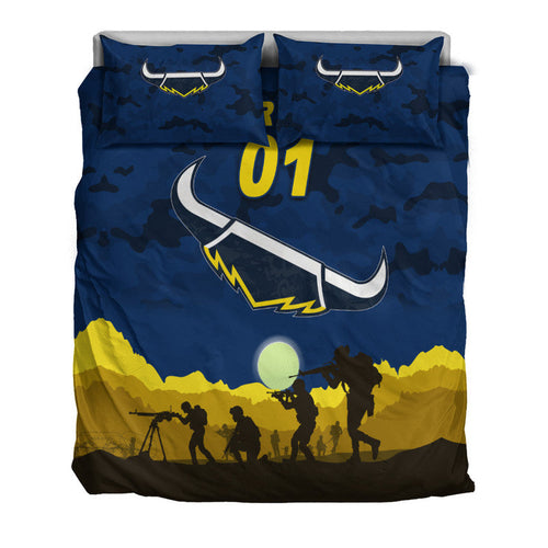 custom-personalised-north-queensland-cowboys-anzac-2022-bedding-set-simple-style-blue