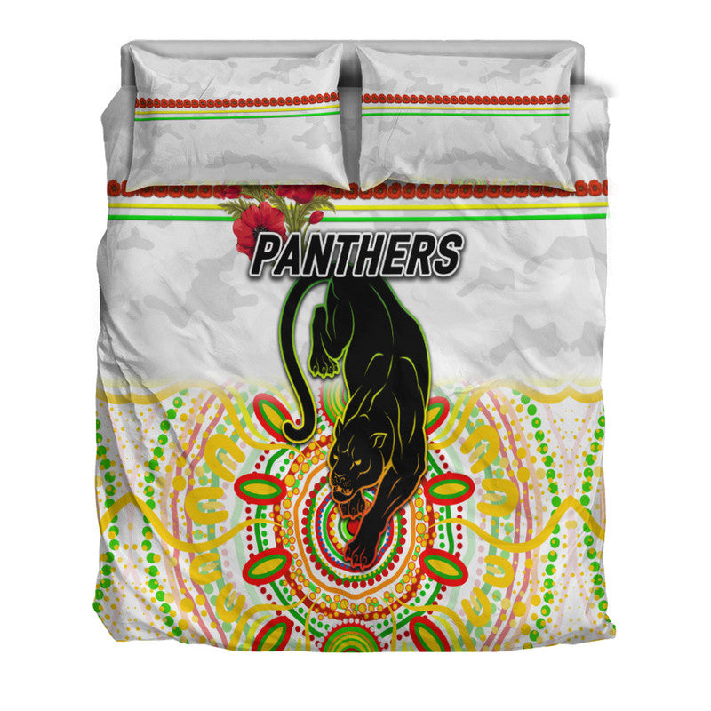 penrith-panthers-anzac-2022-bedding-set-indigenous-vibes-white